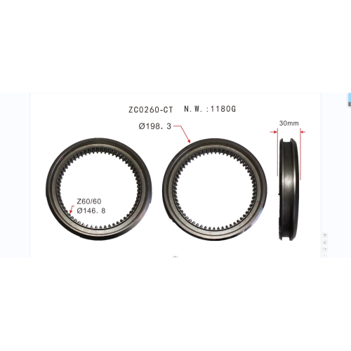 Przekładnia skrzynia biegów Synchronizator Zespół Synchronizator OEM 945 262 6823 dla ZF SKRUCKA 945 262 6423